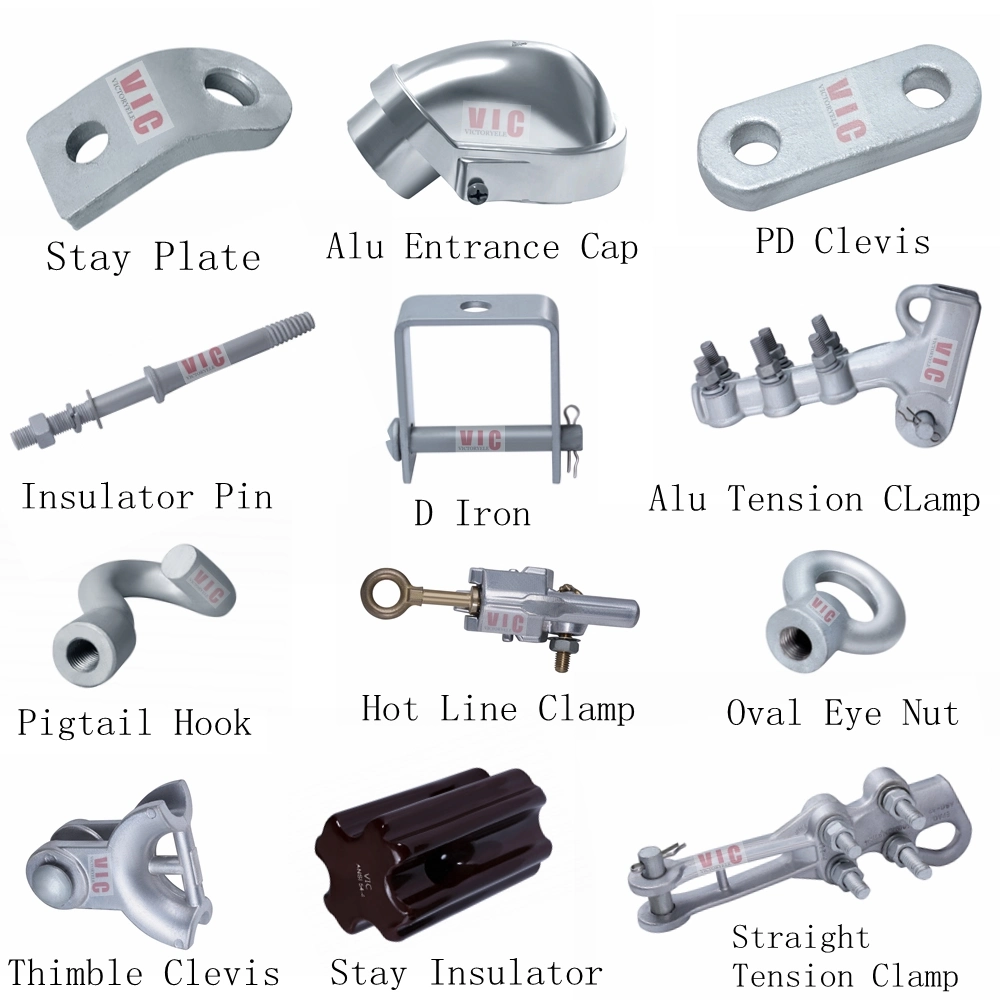 Vic Ground Wire Suspension Clamp with High Strength