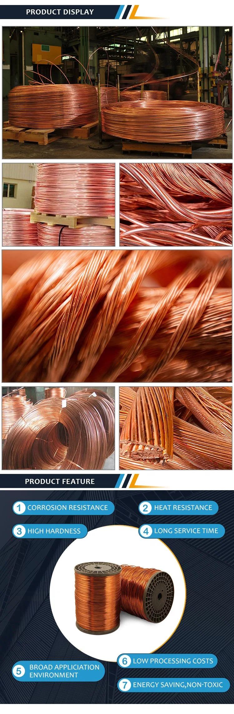 Class 220 Magnetic Copper Wire Corona Resistant 0.012 - 0.8mm Magnet Coil