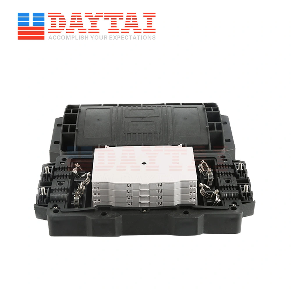 Daytai 12 - 24 Core Tray Cable Joint Fiber Optic Splice Closure Horizontal/ Inline Fiber Optic Enclosure/ Joint Box